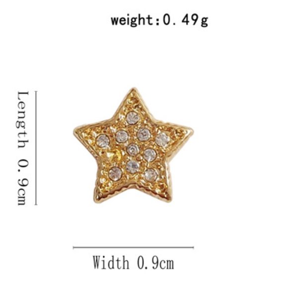 💙LAST ONE 💖Silver posts Moon Star - Picture 4 of 9